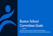 Committee Goals Boston School - Boston Public Schools