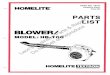 Homelite HB-100 Blower IPL 18107 - Leon's Chainsaw Parts 