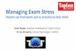 Managing Exam Stress - Tapton Mental Health and Wellbeing
