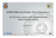 BIRDTAM and Radar Bird Detection - European Space Agency