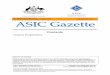 Commonwealth of Australia ASIC Gazette 19A/04 dated 