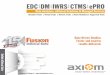 EDC DM IWRS CTMS ePRO - Informa Connect