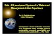 Role of Space-based Systems for Watershed Management 