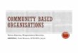 Community Based Organisations