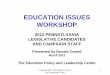 EDUCATION ISSUES WORKSHOP
