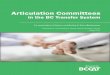 Articulation Committees in the BC Transfer System