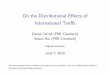 On the Distributional Effects of International Tariffs