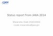 Status report from JAXA 2014 - indico.esa.int