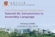 Introduction to Assembly Language - CUHK CSE