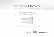 Ecostrad Opus infrared panel manual