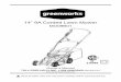 14” 9A Corded Lawn Mower - pdf.lowes.com