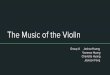The Music of the Violin
