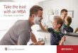 Take the lead with an MBA