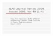 ILAR Journal Review 2009 Issues 2008, Vol 49 (1-4)