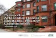 Preserving Affordable Homes for Equitable, Healthy