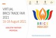 VIRTUAL BRICS TRADE FAIR 16-18 August 2021