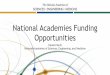 National Academies Funding Opportunities
