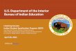 US DOI Bureau of Indian Education Listening Session Indian 