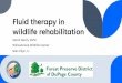 Fluid therapy in wildlife rehabilitation