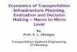 Economics of Transportation Infrastructure Planning 