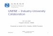 UNENE –Industry-University Collaboration