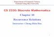 Chapter 10 Recurrence Relations - NMSL@NTHU