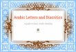 Arabic Letters and Diacritics