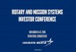 ROTARY AND MISSION SYSTEMS INVESTOR CONFERENCE