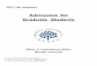 Admission guide for Graduate School & Special ... - MJU