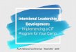 Intentional Leadership Development: Implementing a CIT 