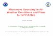 Microwave Sounding in All- Weather Conditions and Plans 