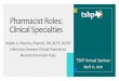 Pharmacist Roles: Clinical Specialties