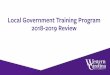 Local Government Training Program 2018-2019 Review