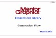 Tessent cell library Generation Flow