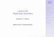 Lecture 23 Rigid body dynamics - cs.cmu.edu