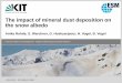 The impact of mineral dust deposition on the snow albedo