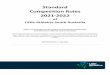 Standard Competition Rules 2021-2022