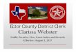 Ector County District Clerk Clarissa Webster