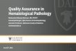 Quality Assurance in Hematological Pathology