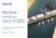 Maritime trends to watch in 2022
