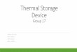 Thermal Storage Device - web1.eng.famu.fsu.edu