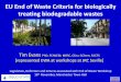 EU End of Waste Criteria for biologically treating 