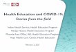 Health Education and COVID-19: Stories from the field