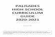 PALISADES HIGH SCHOOL CURRICULUM GUIDE 2020-2021