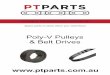 Poly-V Pulleys & Belt Drives - PT Parts