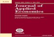 Volume XIII, Number 1, May 2010 Journal of Applied Economics