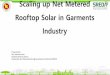 Rooftop Solar in Garments Industry