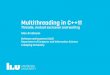 Multithreading in C++11 - Threads, mutual exclusion and 