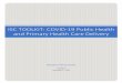 ISC TOOLKIT: COVID-19 Public Health and Primary Health 