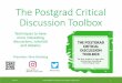 The Postgrad Critical Discussion Toolbox